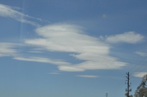 Lenticular clouds