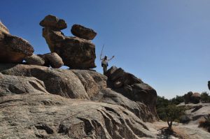 Dave on the rocks